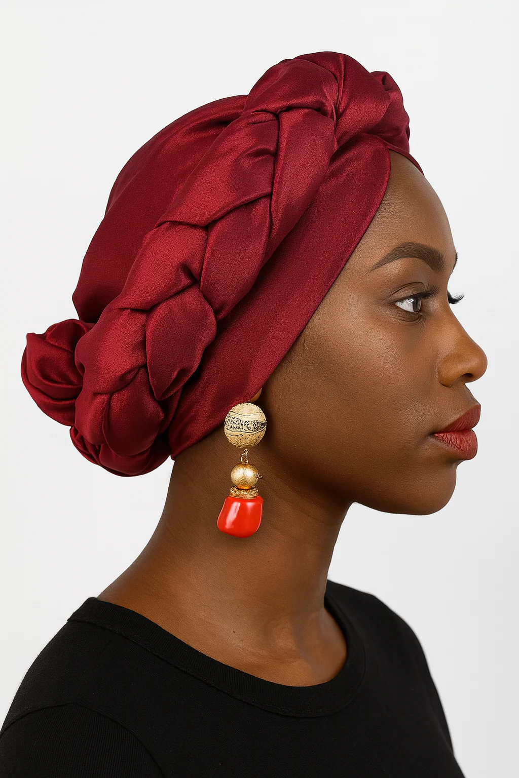 Abike Luxe Braided Turban - Image 2